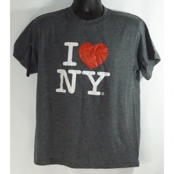 I Love New York Other - I Love New York T Shirt Gray M